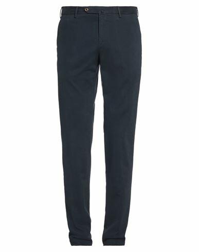 Pt Torino Man Pants Midnight blue Modal, Cotton, Elastane Cover