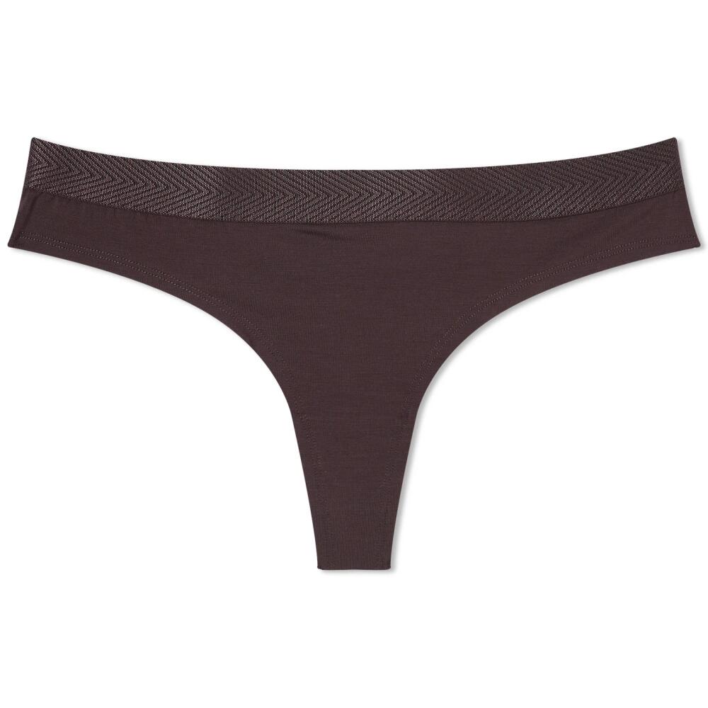 CDLP Women's Thong in Brown Cover