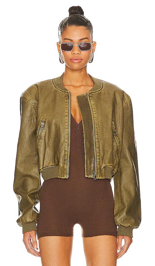 LIONESS Allure Bomber in Olive Cover