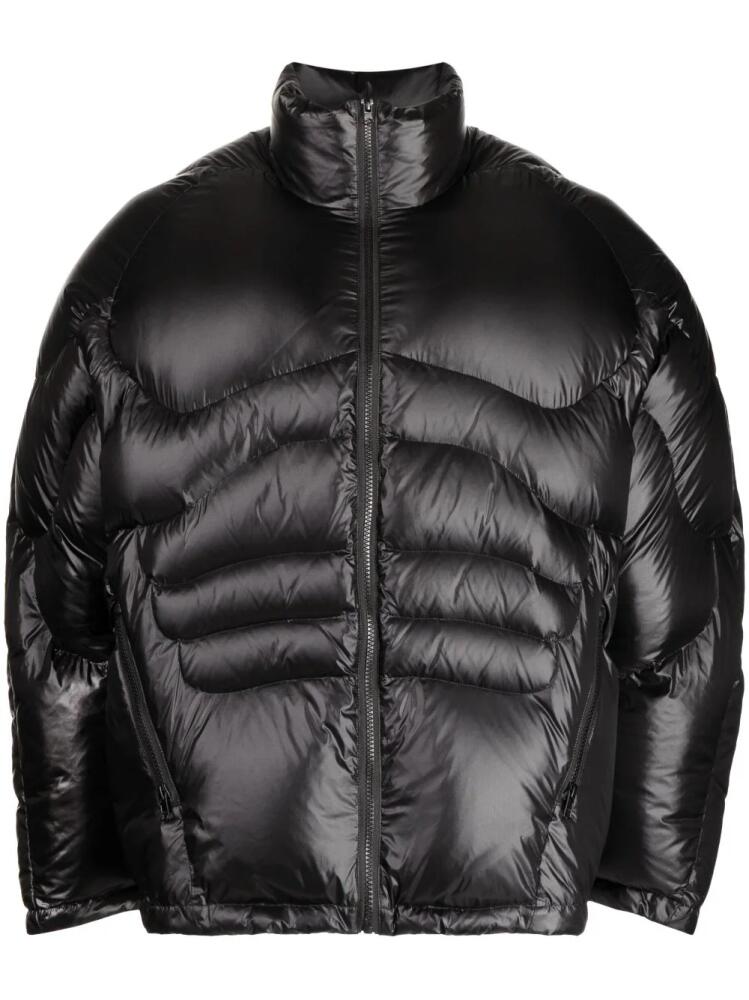 Natasha Zinko zip-up puffer jacket - Black Cover