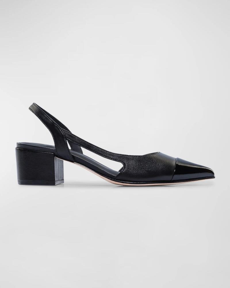 Bernardo Monroe Cap-Toe Slingback Pumps Cover