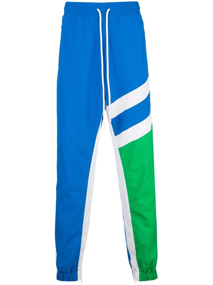 God's Masterful Children stripes track trousers - Blue Cover