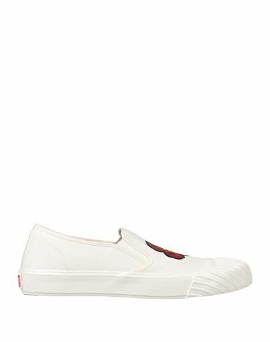 Kenzo Man Sneakers Ivory Textile fibers Cover