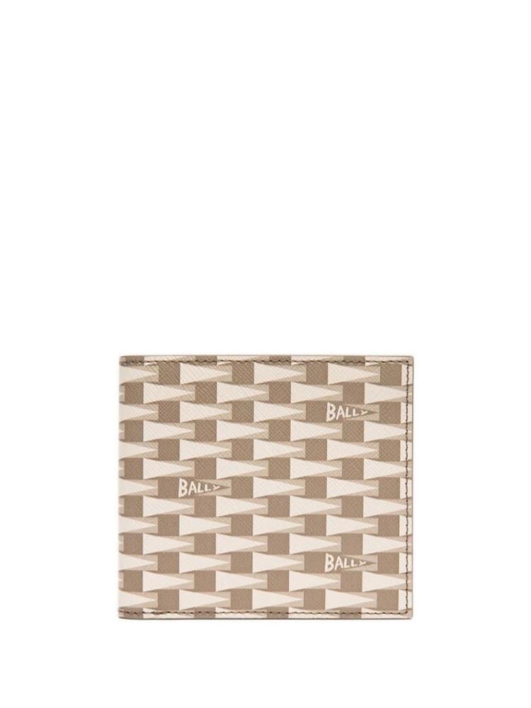 Bally Pennant logo-print wallet - Neutrals Cover