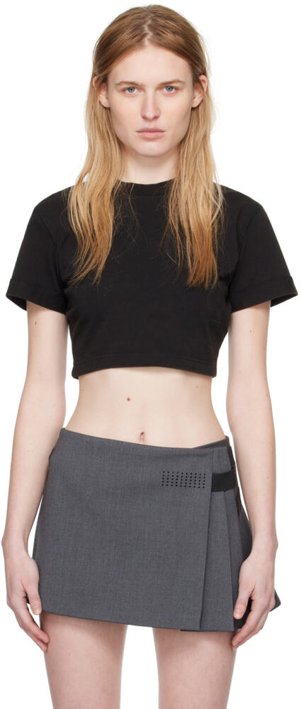 Dion Lee Black Embossed T-Shirt Cover