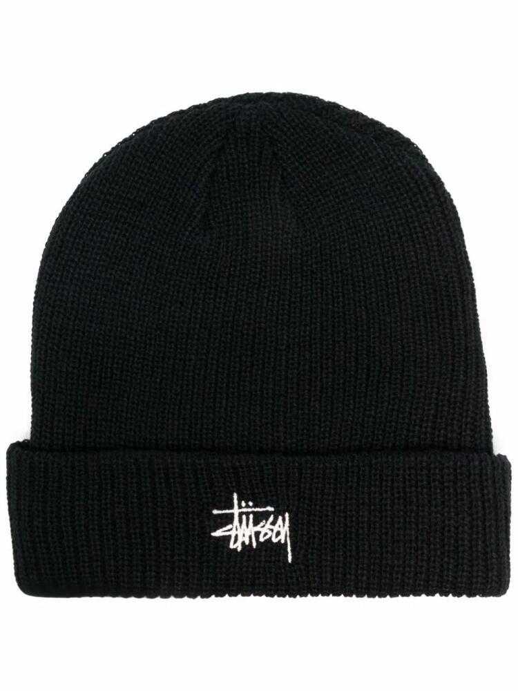 Stüssy embroidered logo beanie - Black Cover