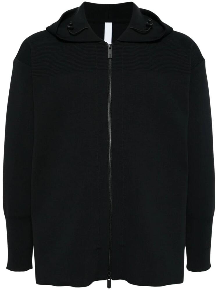 CFCL recycled polyester zipped hooded jacket - Black Cover