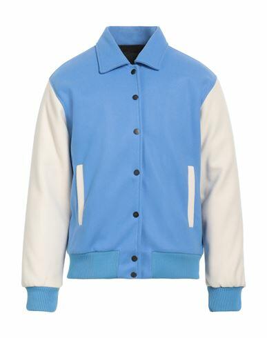 Why Not Brand Man Jacket Light blue Polyester Cover