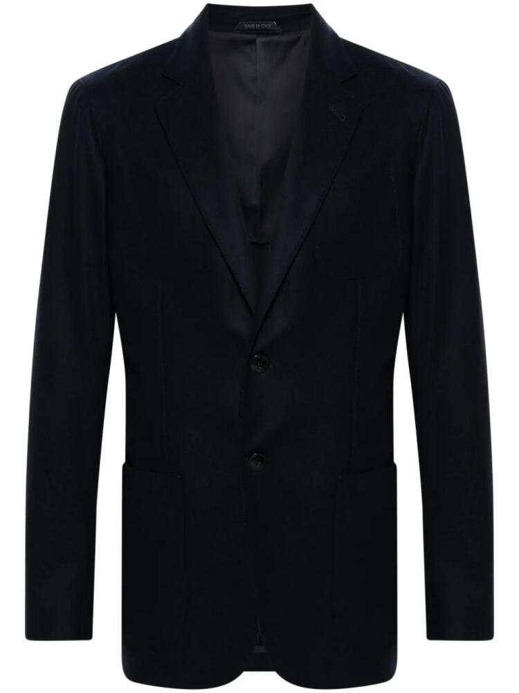 Giorgio Armani felted blazer - Blue Cover