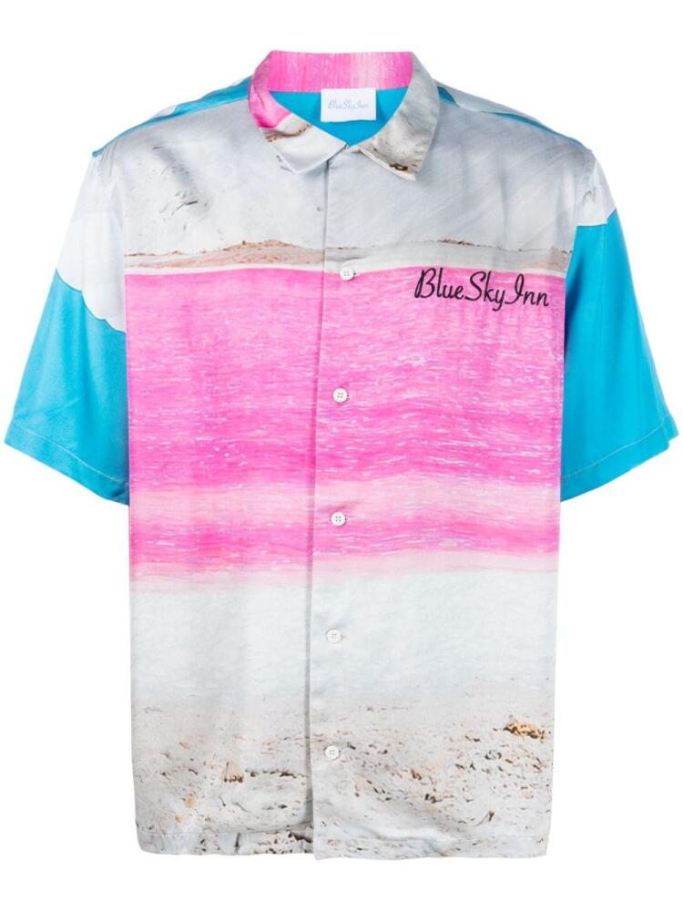 BLUE SKY INN abstract-pattern short-sleeve shirt Cover