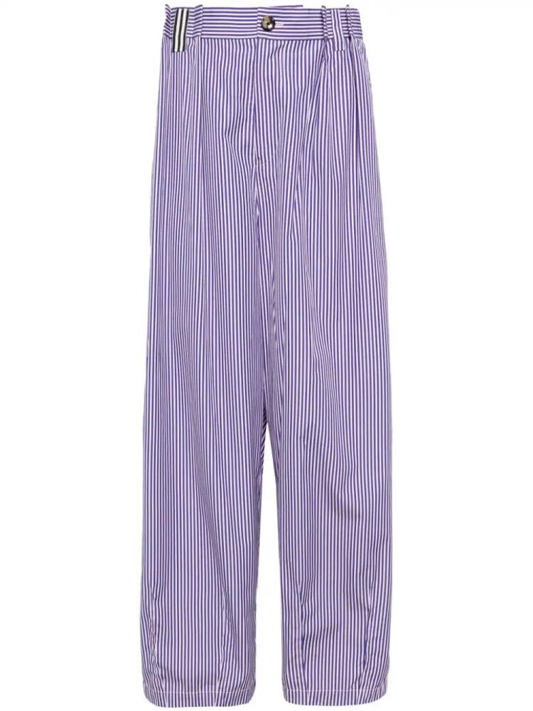 marina yee Jim striped trousers - Blue Cover