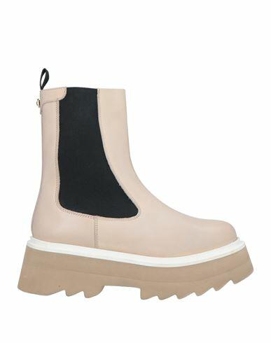 Apepazza Woman Ankle boots Sand Soft Leather Cover