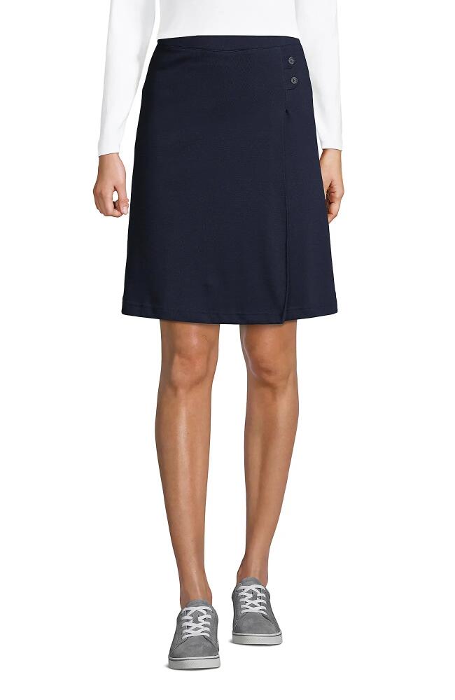 Lands' End Knit Skort in Classic Navy Cover