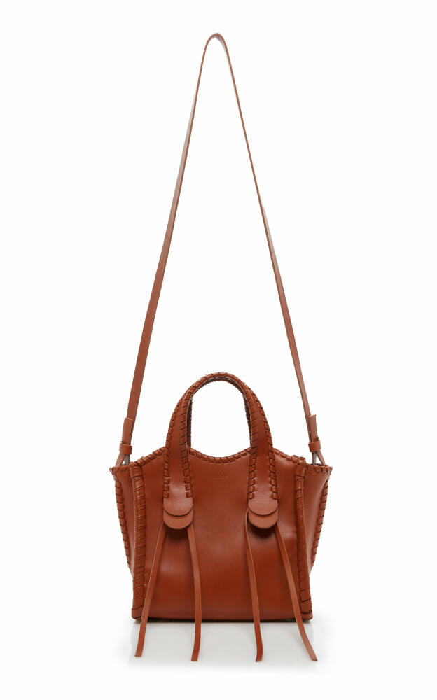 Chlo - Mony Leather Mini Tote Bag - Brown Cover