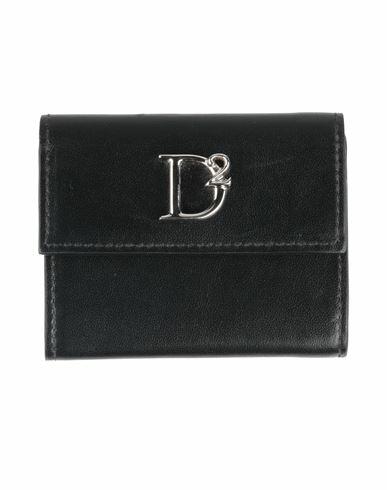 Dsquared2 Woman Coin purse Black Calfskin Cover