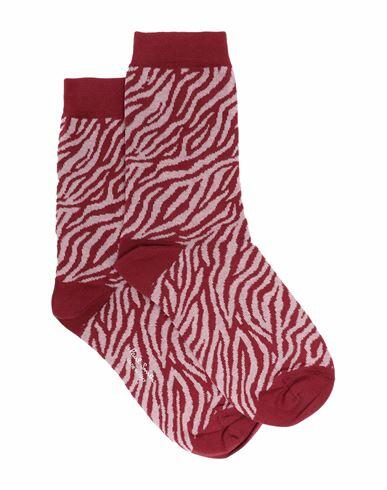 Paul Smith Woman Socks & Hosiery Brick red Cotton, Polyamide, Elastane Cover