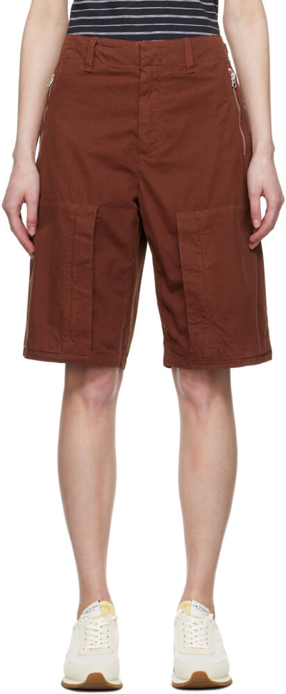 rag & bone Burgundy Kai Shorts Cover