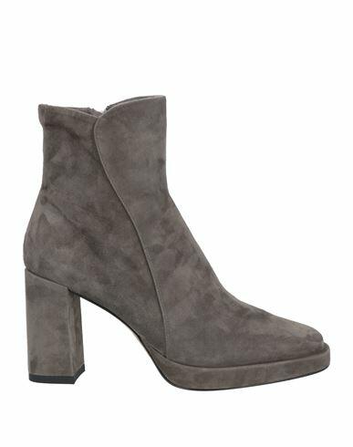 Pomme D'or Woman Ankle boots Grey Leather Cover