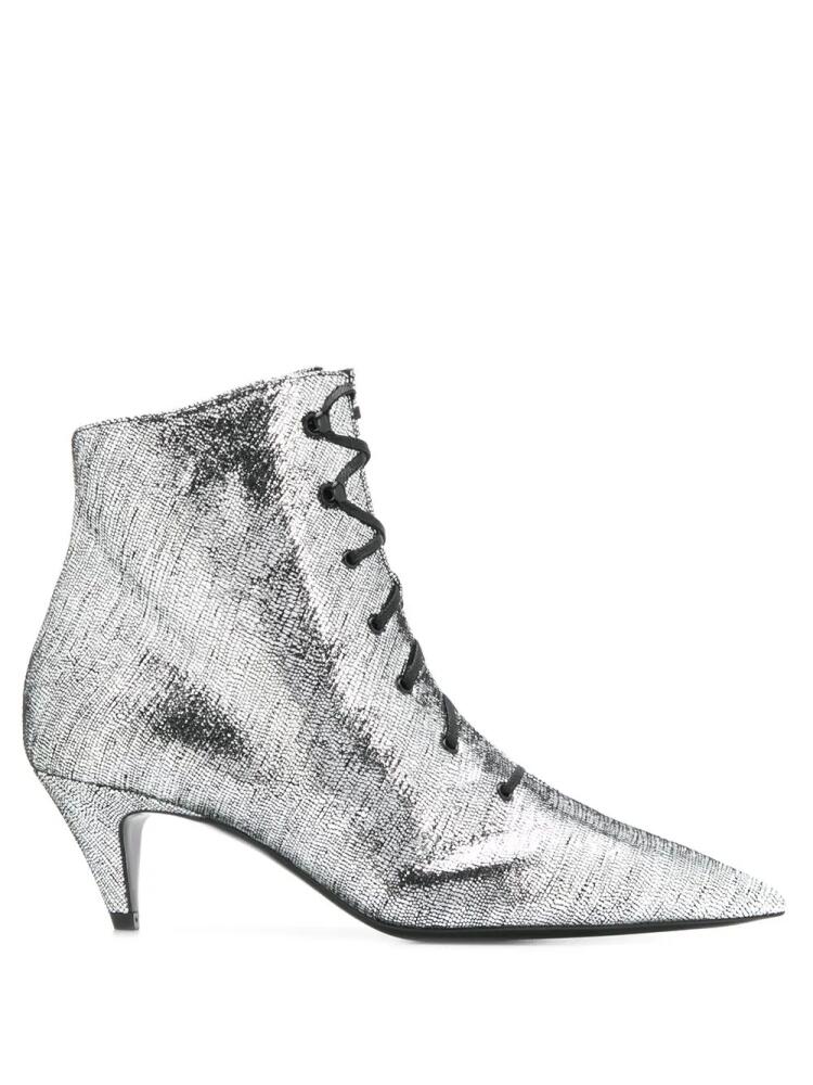 Saint Laurent Kiki boots - Silver Cover