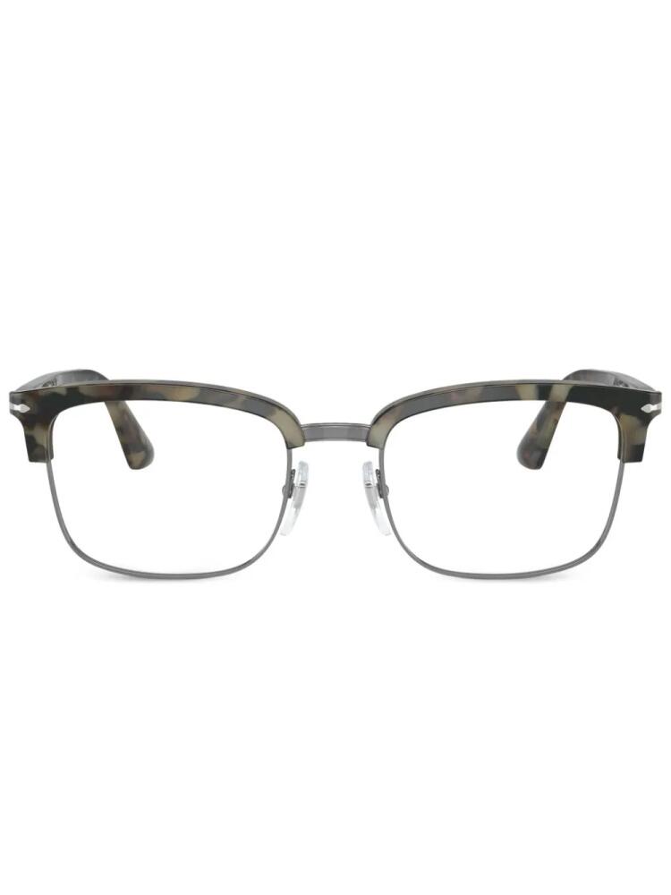 Persol Lina rectangle-frame glasses - Green Cover