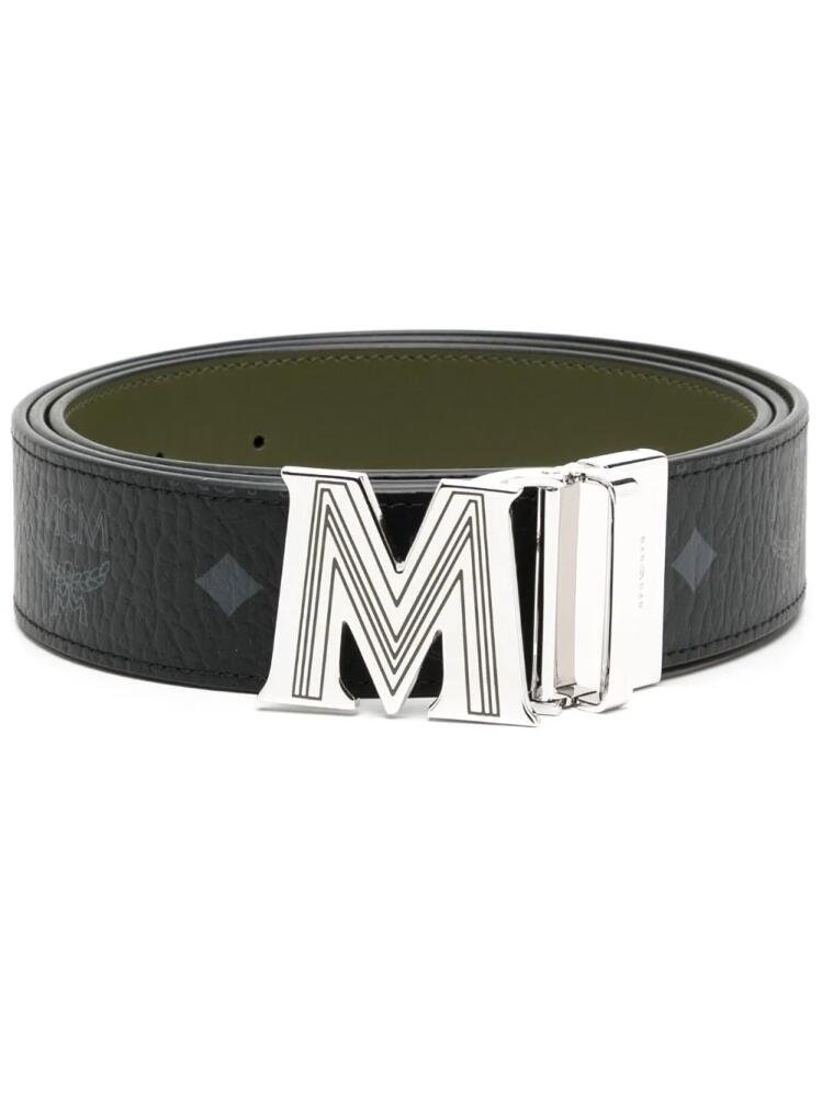 MCM Claus Inlay M reversible belt - Black Cover