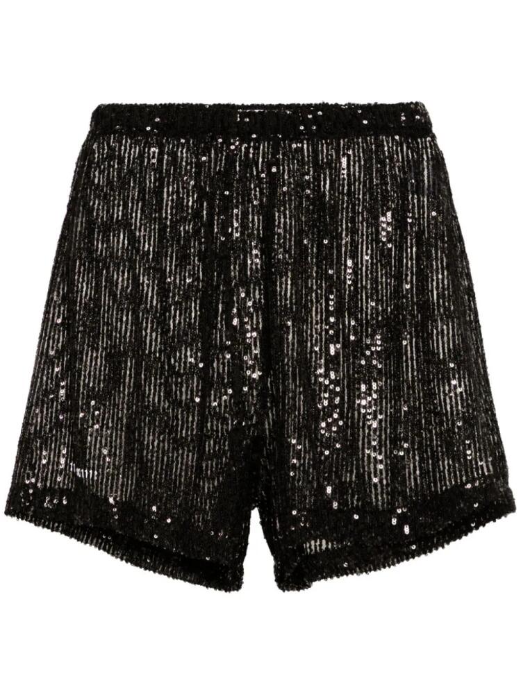 Société Anonyme Selvi sequined mini shorts - Black Cover