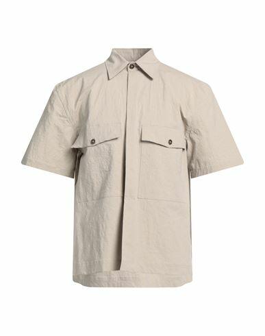 Yoon Man Shirt Grey Cotton, Linen, Elastane Cover