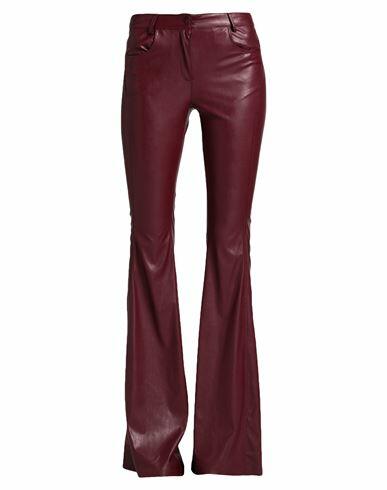 Aniye By Woman Pants Burgundy Polyester Cover