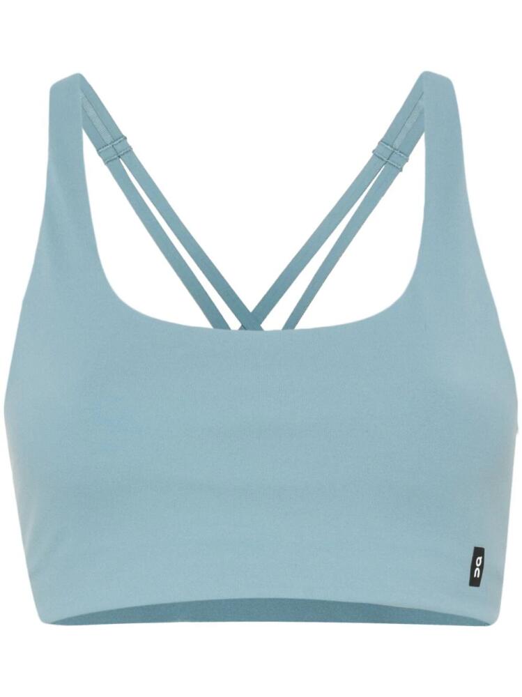 On Running Movement sports bra - Blue Cover