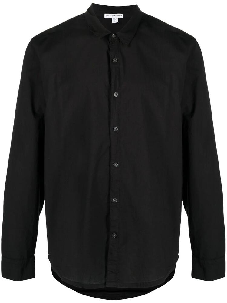 James Perse standard long-sleeve shirt - Black Cover