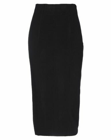 Blumarine Woman Midi skirt Black Viscose, Polyester Cover