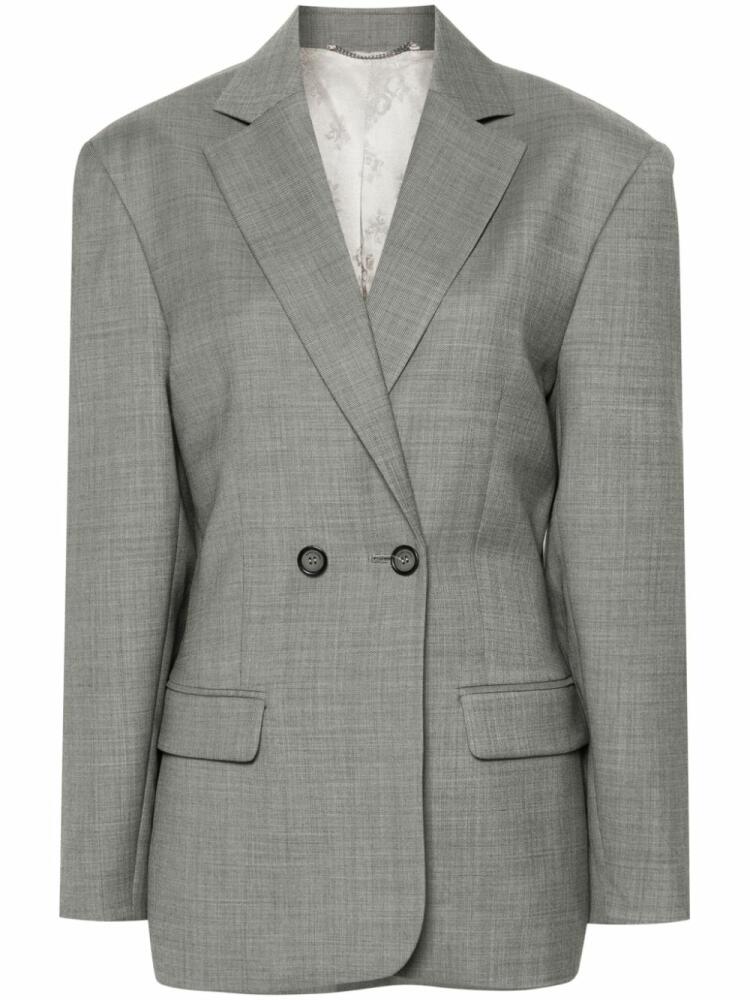 Magda Butrym notch-lapels double-breasted blazer - Grey Cover