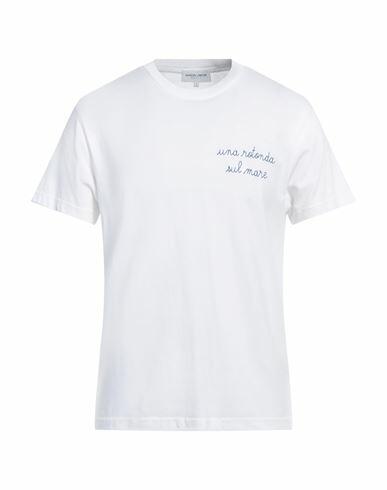 Maison Labiche Man T-shirt White Organic cotton Cover