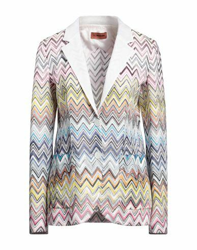 Missoni Woman Blazer White Cotton, Viscose Cover