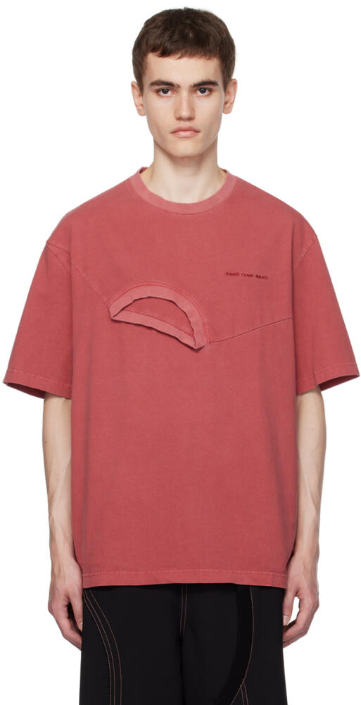 Feng Chen Wang Red Double Neck T-Shirt Cover