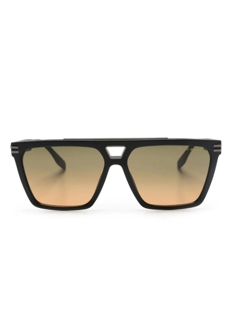 Marc Jacobs Eyewear gradient-lenses pilot-frame sunglasses - Black Cover