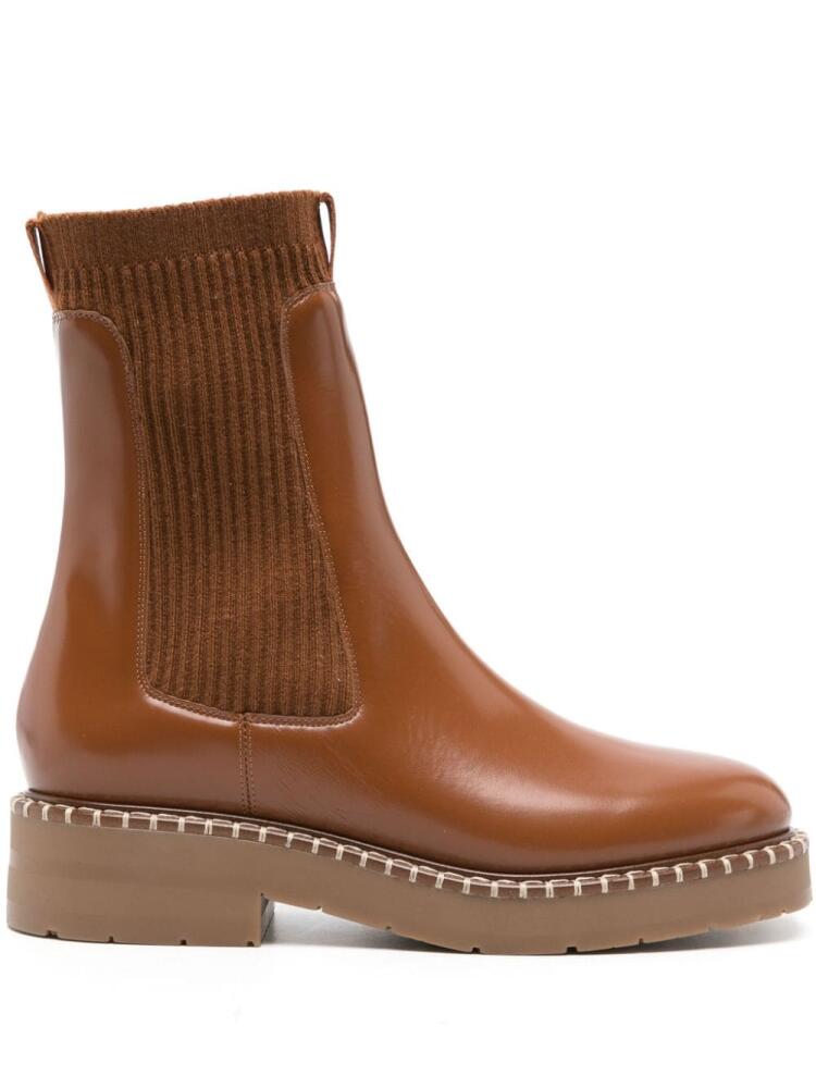 Chloé Noua panelled Chelsea boots - Brown Cover