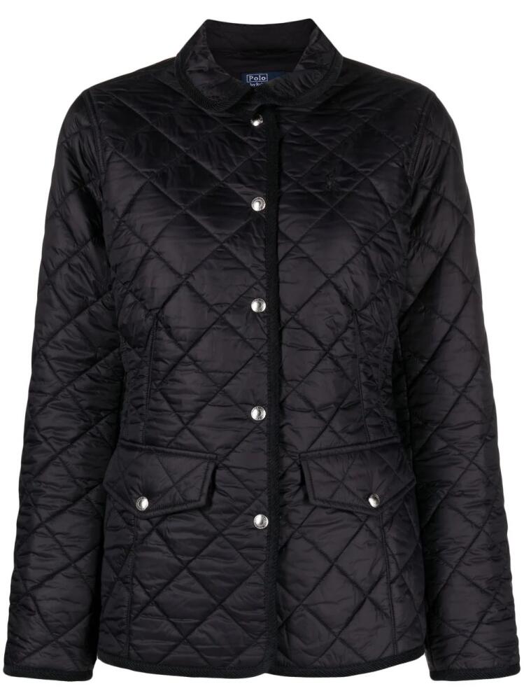 Polo Ralph Lauren Polo Polo-embroidered quilted jacket - Black Cover