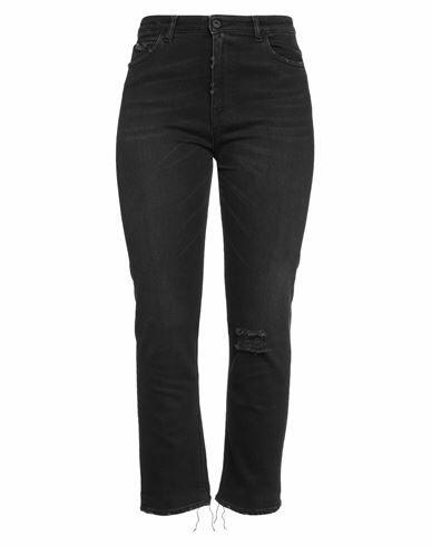 Pence Woman Jeans Steel grey Cotton, Elastane Cover