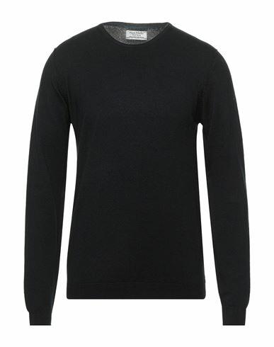 Fred Mello Man Sweater Black Viscose, Nylon Cover