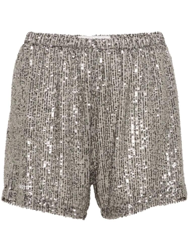 Société Anonyme Selvi sequined mini shorts - Silver Cover