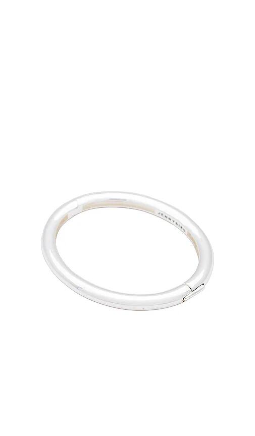 Jenny Bird Gia Bangle in Metallic Silver Cover