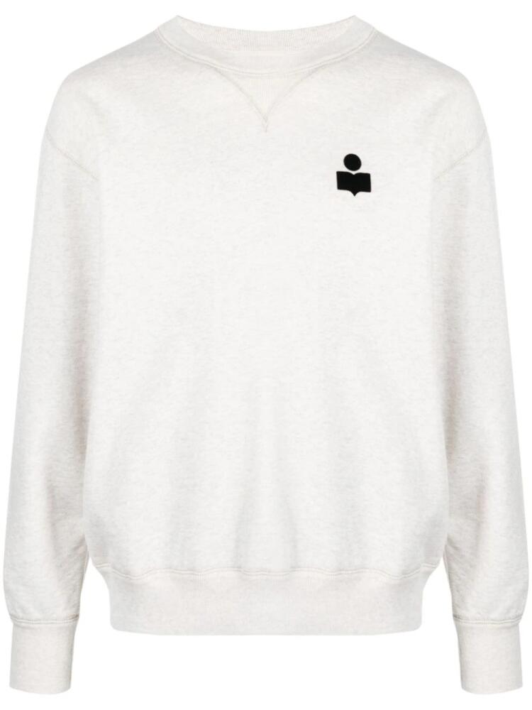 MARANT Mike logo-print sweatshirt - Grey Cover