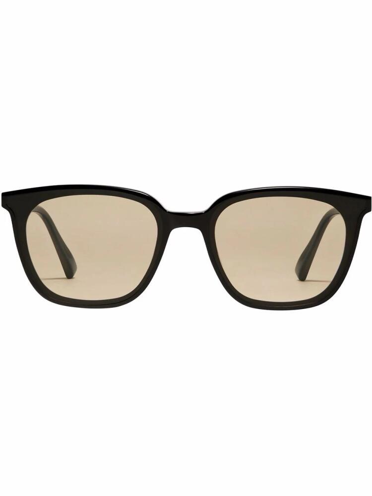 Gentle Monster Lilit 01 curved square sunglasses - Black Cover