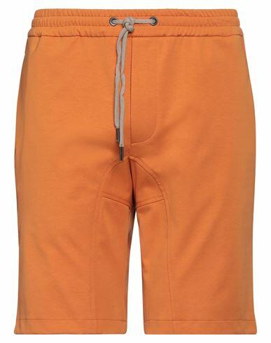 Hōsio Man Shorts & Bermuda Shorts Orange Cotton, Polyamide, Elastane Cover