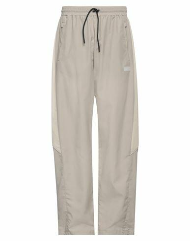 Reebok Man Pants Dove grey Polyamide, Cotton Cover