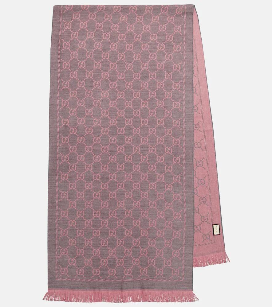 Gucci GG wool jacquard scarf Cover