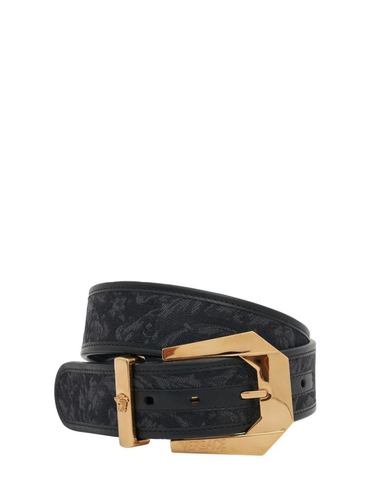 VERSACE 40mm Tech Jacquard Belt Cover