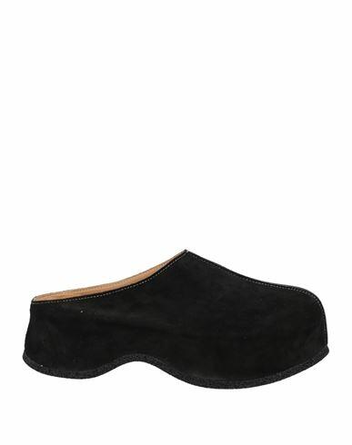 Moma Woman Mules & Clogs Black Leather Cover