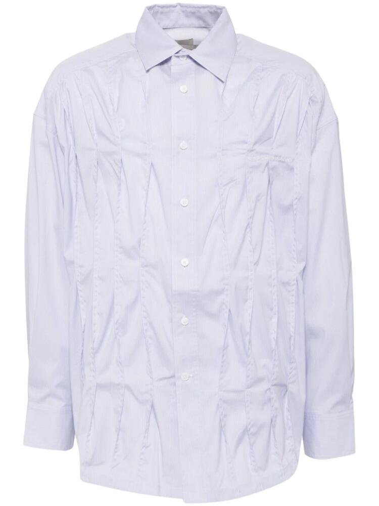 Feng Chen Wang pleated shirt - White Cover